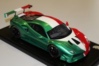 BBR Models  Ferrari Ferrari 488 Challenge - ITALIA GLOSS - 1/1 - Red / White / Green