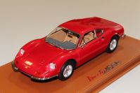 BBR Models  Ferrari Ferrari 246 GT Dino - RUBINO RED METALLIC - Red Matt