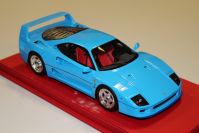 BBR Models  Ferrari Ferrari F40 - LIGHT BLUE - Light Blue