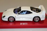 BBR Models  Ferrari Ferrari F40 - BIANCO - White