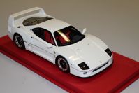 BBR Models  Ferrari Ferrari F40 - BIANCO / BLACK - White / Black