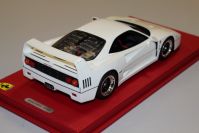 BBR Models  Ferrari Ferrari F40 - BIANCO / BLACK - White / Black