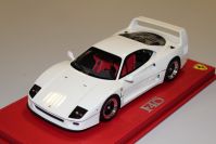 BBR Models  Ferrari Ferrari F40 - BIANCO / BLACK - White / Black