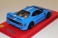 BBR Models  Ferrari Ferrari F40 - LIGHT BLUE / ITALY - #01/24 Light Blue