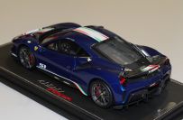 BBR Models  Ferrari Ferrari 488 PISTA Piloti - BLUE TDF - Blue Tour de France