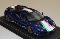 BBR Models  Ferrari Ferrari 488 PISTA Piloti - BLUE TDF - Blue Tour de France