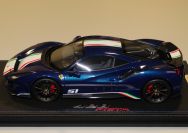 BBR Models  Ferrari Ferrari 488 PISTA Piloti - BLUE TDF - Blue Tour de France