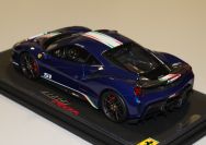 BBR Models  Ferrari Ferrari 488 PISTA Piloti - BLUE TDF - Blue Tour de France