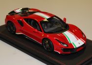 BBR Models  Ferrari Ferrari 488 PISTA Piloti - ROSSO CORSA METALLIC - Red Metallic