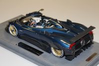 BBR Models  Pagani Pagani Barchetta Zonda - BLUE CARBON - Blue Carbonium