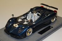 BBR Models  Pagani Pagani Barchetta Zonda - BLUE CARBON - Blue Carbonium