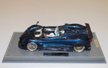 BBR Models  Pagani Pagani Barchetta Zonda - CARBON BLUE - Blue Carbonium