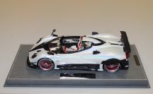 BBR Models  Pagani Pagani Barchetta Zonda - METALLIC WHITE IRIDESCENT - White