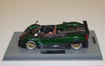 BBR Models  Pagani Pagani Barchetta Zonda - GREEN CARBON - Green / Carbon Fibre