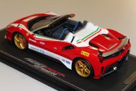 BBR Models  Ferrari Ferrari 488 Pista Spider - LAUDA OPEN - Red / White / Green