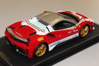 BBR Models  Ferrari Ferrari 488 Pista Spider - LAUDA CLOSE - Red / White / Green