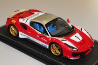 BBR Models  Ferrari Ferrari 488 Pista Spider - LAUDA CLOSE - Red / White / Green