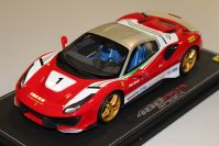 BBR Models  Ferrari Ferrari 488 Pista Spider - LAUDA CLOSE - Red / White / Green