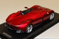 BBR Models  Ferrari Ferrari MONZA SP1 - ROSSO PORTOFINO - Red Metallic