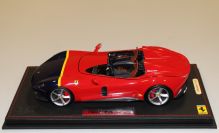 BBR Models  Ferrari Ferrari SP2 Monza - LECLERC - Red / Blue / Yellow