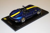 BBR Models  Ferrari Ferrari Monza SP2 - BLUE TDF - #109 - CARBON Blue Tour de France