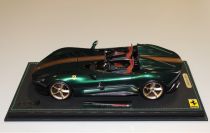 BBR Models  Ferrari #          Ferrari MONZA SP2 - GREEN METALLIC / GOLD - Green Metallic