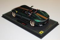 BBR Models  Ferrari #          Ferrari MONZA SP2 - GREEN METALLIC / GOLD - Green Metallic