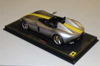 BBR Models  Ferrari Ferrari MONZA SP2 - GRIGIO FERRO - Silver