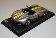 BBR Models  Ferrari Ferrari MONZA SP2 - GRIGIO FERRO - Silver