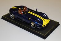 BBR Models  Ferrari Ferrari Monza SP2 - BLUE TDF - Blue Tour de France