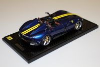 BBR Models  Ferrari Ferrari Monza SP2 - BLUE TDF - #01 - CARBON Blue Tour de France