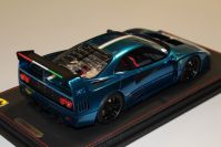 BBR Models  Ferrari Ferrari F40 by Michelotto - BLUE CHROME - Red Matt