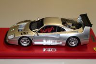 BBR Models  Ferrari Ferrari F40 by Michelotto - SILVER - #02/24 Silver