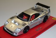 BBR Models  Ferrari Ferrari F40 by Michelotto - SILVER / BLACK - Silver