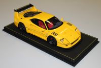 BBR Models  Ferrari Ferrari F40 LM by Michelotto - YELLOW - Yellow