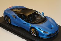 BBR Models  Ferrari Ferrari F8 Tributo - BLUE CORSA MATT - Red Matt