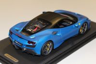 BBR Models  Ferrari Ferrari F8 Tributo - BLUE CORSA MATT - Red Matt