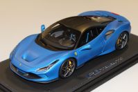 BBR Models  Ferrari Ferrari F8 Tributo - BLUE CORSA MATT - Red Matt