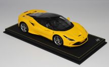 BBR Models  Ferrari #    Ferrari F8 Tributo - GIALLO MODENA / BLACK - Yellow Modena