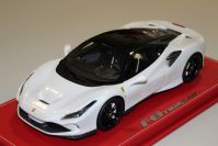 BBR Models  Ferrari Ferrari F8 Tributo - CHAMELEON WHITE - Red Matt