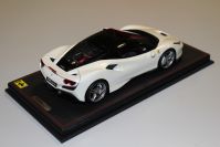 BBR Models  Ferrari Ferrari F8 Tributo - FUJI WHITE GLOSS - Fuji White