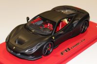 BBR Models  Ferrari Ferrari F8 Tributo - MATT BLACK - Black Matt