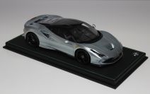 BBR Models  Ferrari #    Ferrari F8 Tributo - GRIGIO TITANIO / BLACK Titanium Grey