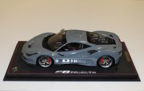 BBR Models  Ferrari Ferrari F8 Tributo - GRIGIO MEDIO - Red Matt