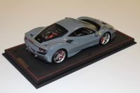 BBR Models  Ferrari Ferrari F8 Tributo - GRIGIO MEDIO - Red Matt