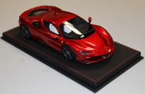 BBR Models  Ferrari Ferrari SF90 Stradale - ROSSO ENZO - Red Metallic