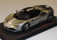 BBR Models  Ferrari Ferrari SF90 - SILVER MET - Silver