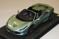 BBR Models  Ferrari Ferrari F8 Spider - GREEN TEVERE - Green