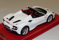 BBR Models  Ferrari Ferrari F8 Spider - WHITE CERVINO - White