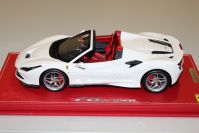 BBR Models  Ferrari Ferrari F8 Spider - WHITE CERVINO - White